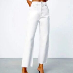 ZARA High Rise Wide Leg denim